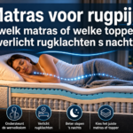 Matras voor rugpijn