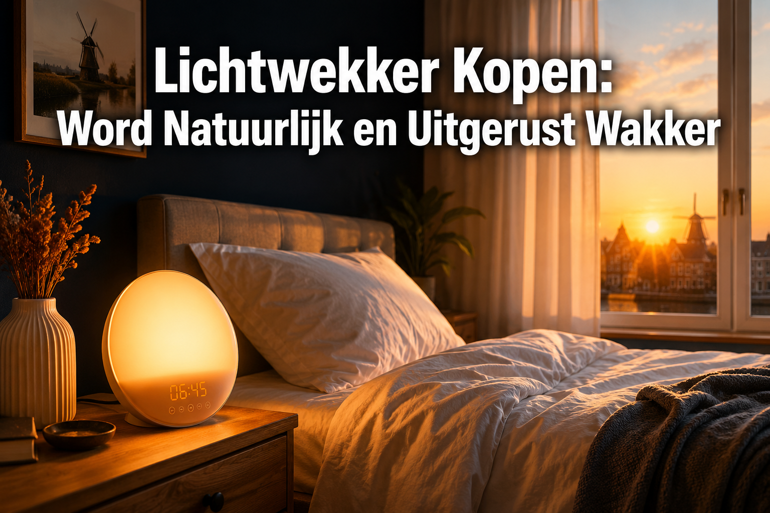 Lichtwekker kopen: zo word je natuurlijk en uitgerust wakker met een wake-up light